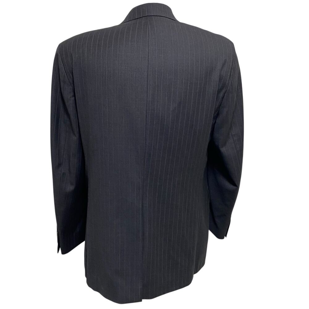 Lauren Ralph Lauren Pinstripe Blazer Suit Jacket Mens 40R Two Button Wool LRL - Picture 3 of 12